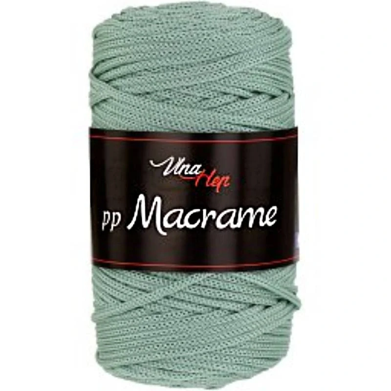 PP Macrame 4134 - Šedozelená