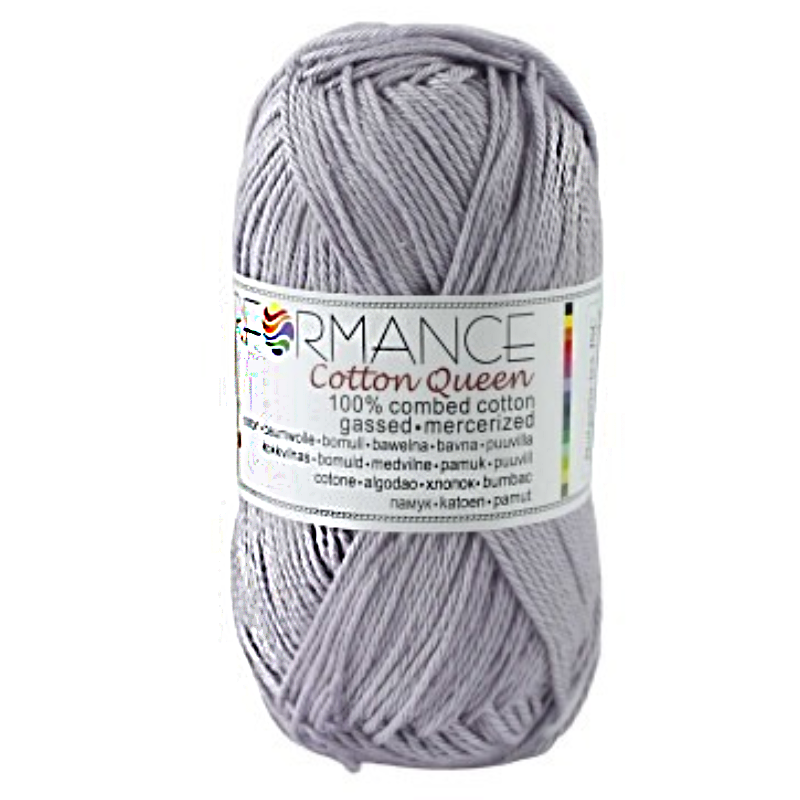 Bavlněná příze Cotton Queen 193 - šedá