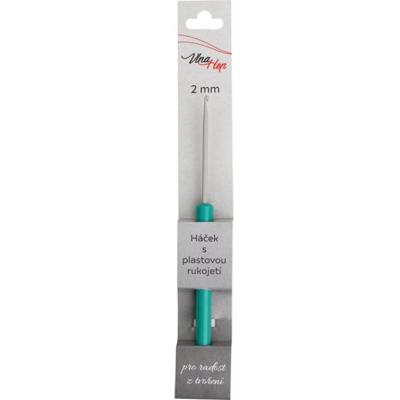 Háček s plastovou rukojetí, 2 mm