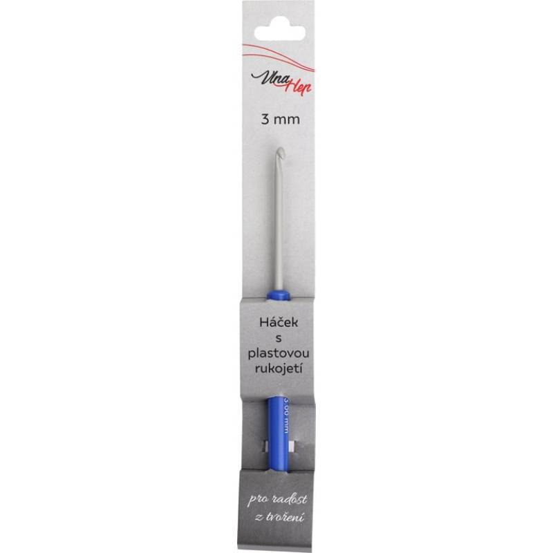 Háček s plastovou rukojetí, 3 mm