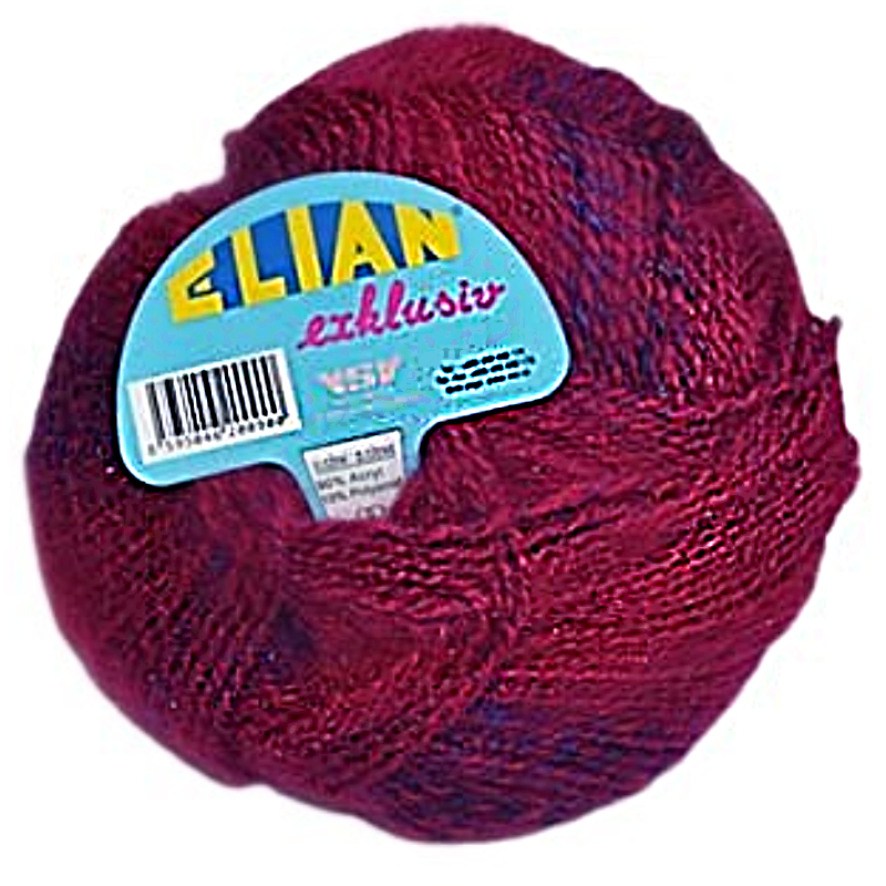 Pletací příze Elian Exklusiv 501 - červená