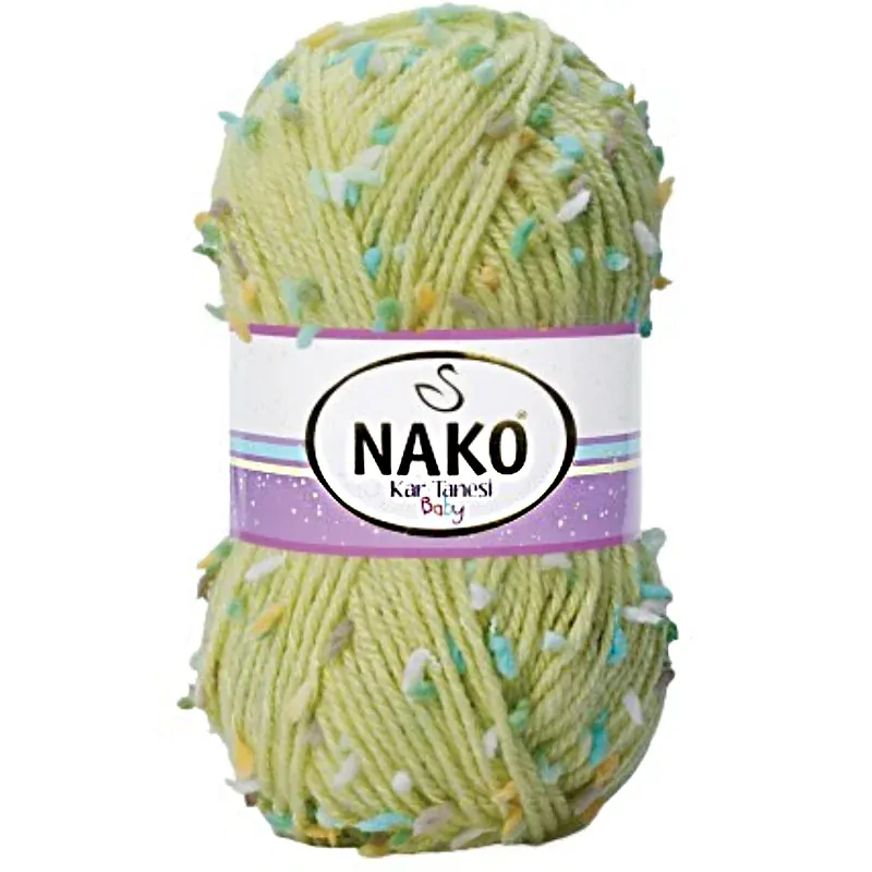 Pletací příze Nako Kar Tanesi Baby 60312 - zelená