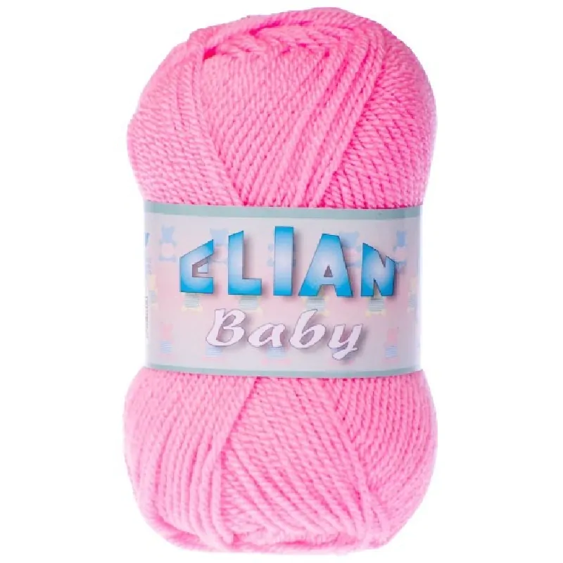 Pletací příze Elian Baby 12382 - růžová