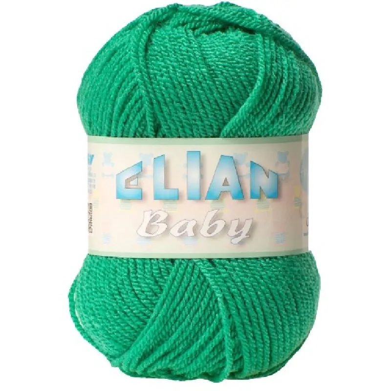 Pletací příze Elian Baby 1594 - zelená