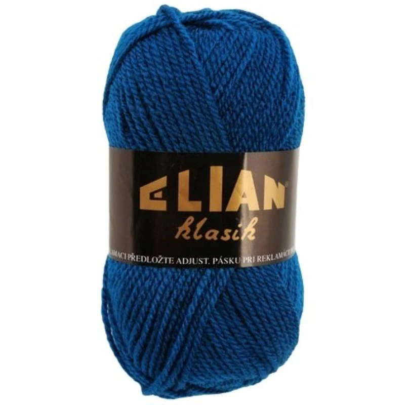 Pletací příze Elian Klasik 2335 - modrá
