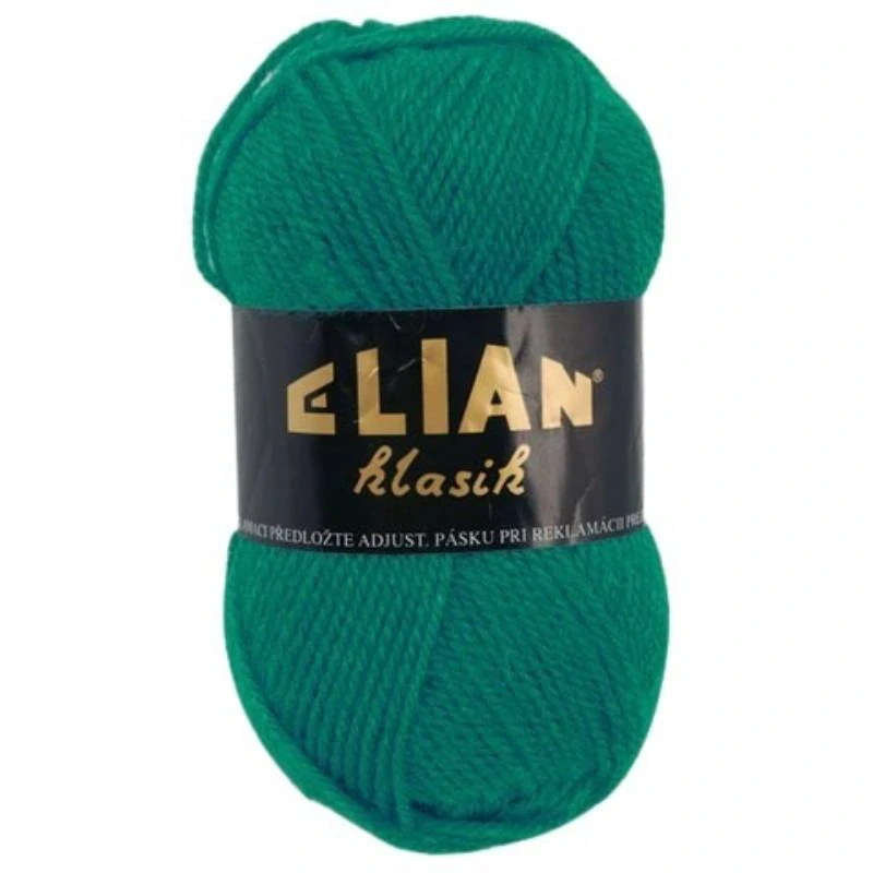 Pletací příze Elian Klasik 132 - zelená