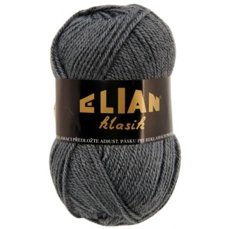 Pletací příze Elian Klasik 131 - šedá