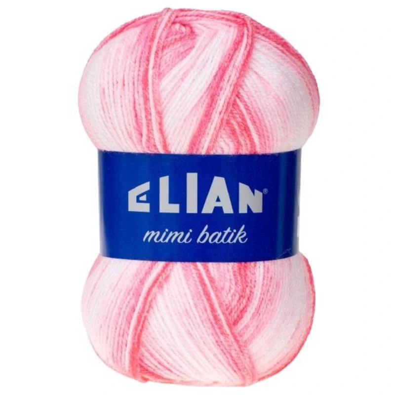 Pletací příze Elian Mimi batik 32454 - růžová