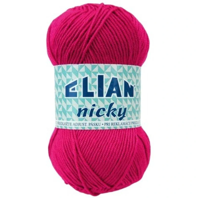 Pletací příze Elian Nicky 474 - růžová