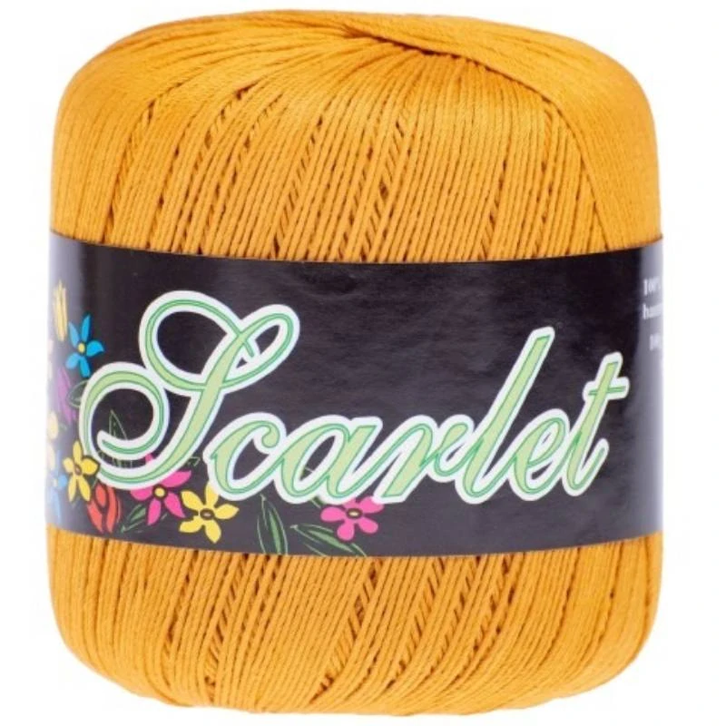 Háčkovací příze Scarlet 3215 - žlutá