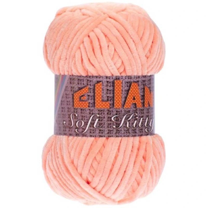 Pletací příze Elian Soft Kitty 97430 - oranžová