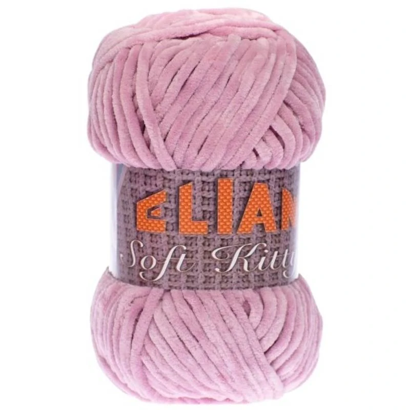 Pletací příze Elian Soft Kitty 97435 - růžová