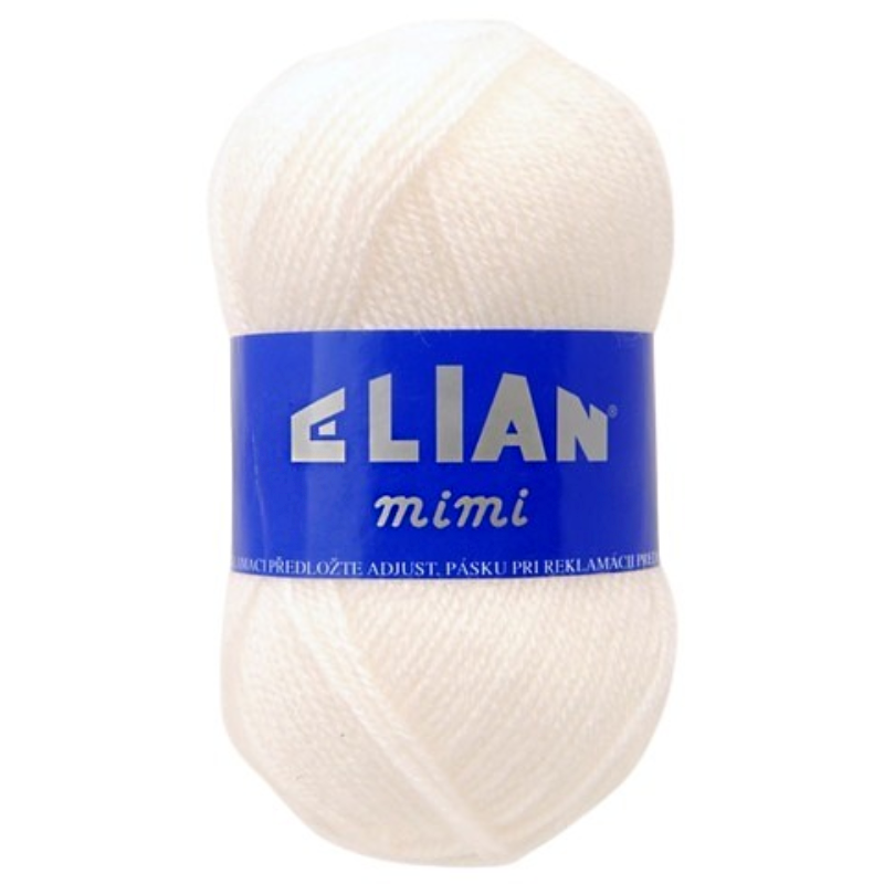 Pletací příze Elian Mimi 208 - bílá