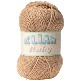 Pletací příze Elian Baby 6792 - hnědá