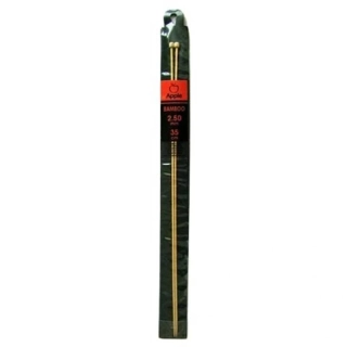 Pletací jehlice rovné bambusové - 2,5 mm