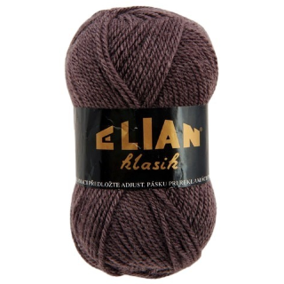 Pletací příze Elian Klasik 503 - hnědofialová