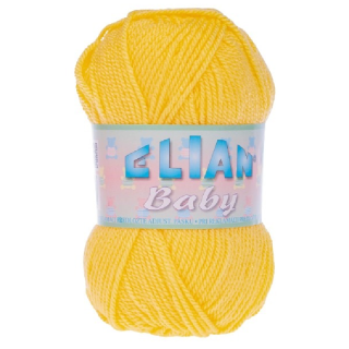 Pletací příze Elian Baby 2857 - žlutá