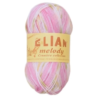 Ponožková příze Elian Melody 301 - růžová