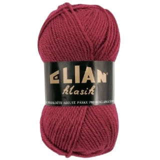 Pletací příze Elian Klasik 212 - vínová