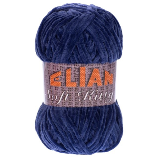 Pletací příze Elian Soft Kitty 97448 - modrá