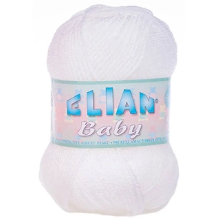 Pletací příze Elian Baby 208 - bílá