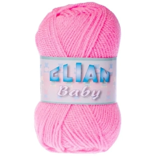Pletací příze Elian Baby 12382 - růžová