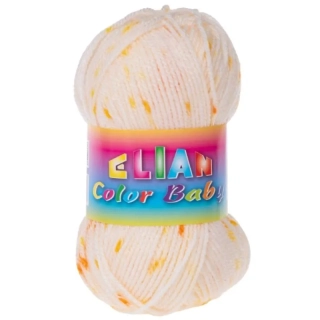 Pletací příze Elian Color Baby - 900 žlutá