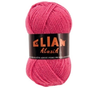 Pletací příze Elian Klasik 3276 - červená antipilling