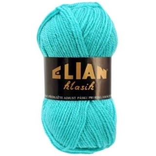 Pletací příze Elian Klasik 211 - zelená, antipilling
