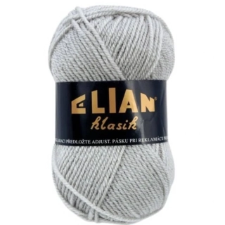 Pletací příze Elian Klasik 130 - šedá