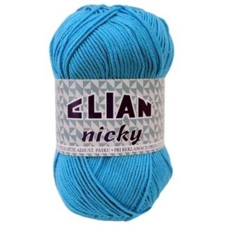 Pletací příze Elian Nicky 235 - modrá