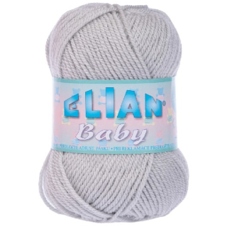 Pletací příze Elian Baby 4672 - šedá