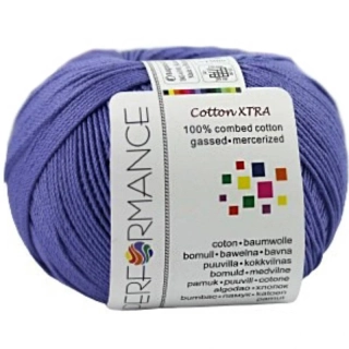 Bavlněná příze Cotton Xtra 74 - fialová